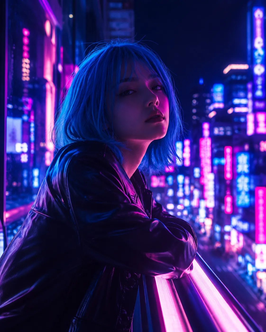 Neo-Tokyo Portrait Editorial