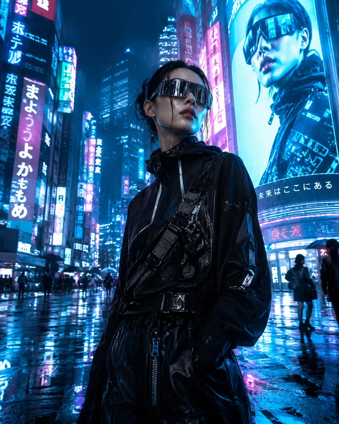 Luxury Techwear Billboard Campaign