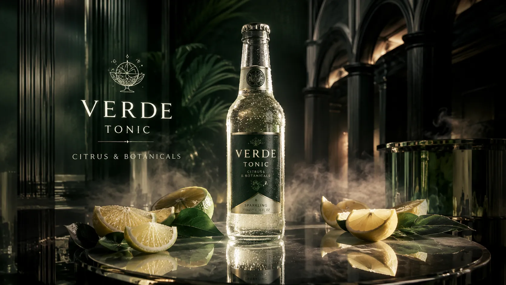 Luxury Beverage Advertising Visual