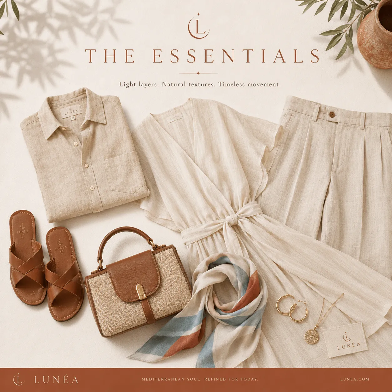 Product Flat Lay — The Essentials